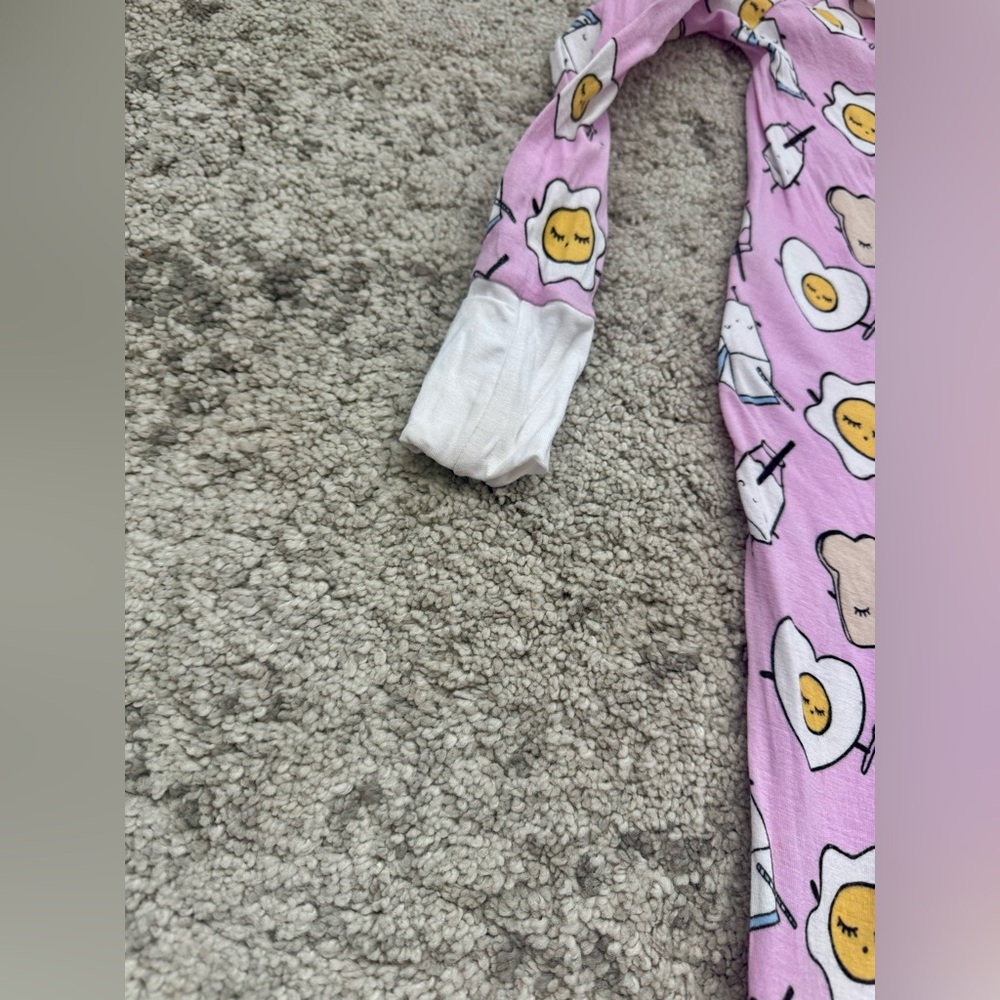 Baby girls 12-18 months Little Sleepies bamboo pajamas - Picture 3 of 4